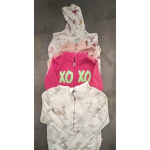 Youth Bundle 7-8/8 Girls long sleeved zip up hoodies x5